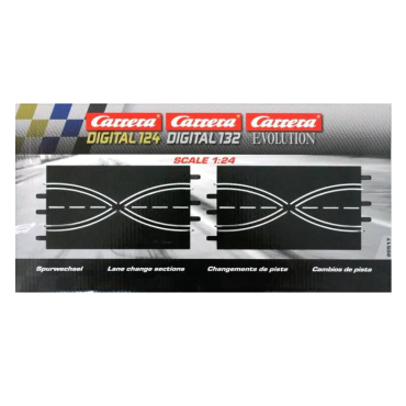 MUDANÇA DE FAIXA 2 PEÇAS PARA AUTORAMA CARRERA DIGITAL 1/24 1/32 E EVOLUTION CAR20020517 20020517